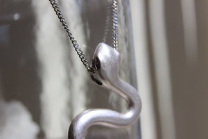 Haus of Slytherin Large Serpent Necklace - We Love Brass