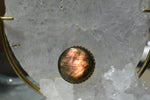 Load image into Gallery viewer, Havest Moon Orange Labradorite Ring - We Love Brass
