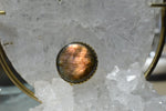 Cargar imagen en el visor de la galería, Havest Moon Orange Labradorite Ring - We Love Brass
