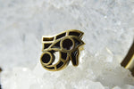 Cargar imagen en el visor de la galería, Horus - Vintage Egyptian Brass Eye of Horus Ring - We Love Brass

