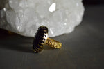 Load image into Gallery viewer, Introspection - Opal Skull Ring - We Love Brass
