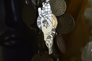 Invocation Stainless Steel Evil Eye Earrings - We Love Brass