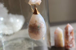 Cargar imagen en el visor de la galería, Iris Cherry Blossom Agate Brass Necklace - We Love Brass
