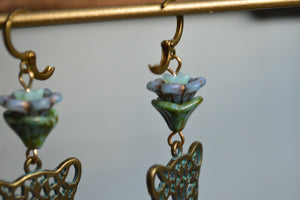 Jaguar Czech Glass Earring Set - We Love Brass