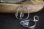 Cargar imagen en el visor de la galería, Jus&#39; the Silver Tiddies Earrings - We Love Brass
