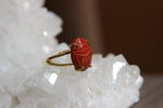 Cargar imagen en el visor de la galería, Khepri - Brass Jasper Scarab Ring - We Love Brass

