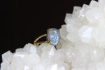 Load image into Gallery viewer, Labradorite Brass Cameo Ring - We Love Brass
