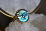 Load image into Gallery viewer, Labradorite Cameo Ring - We Love Brass
