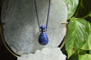 Lapis Lazuli Crystal Bottle Kit - We Love Brass