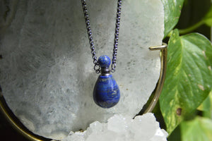 Lapis Lazuli Crystal Bottle Kit - We Love Brass
