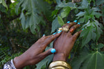 Load image into Gallery viewer, Lashed - Brass Evil Eye Ring - We Love Brass

