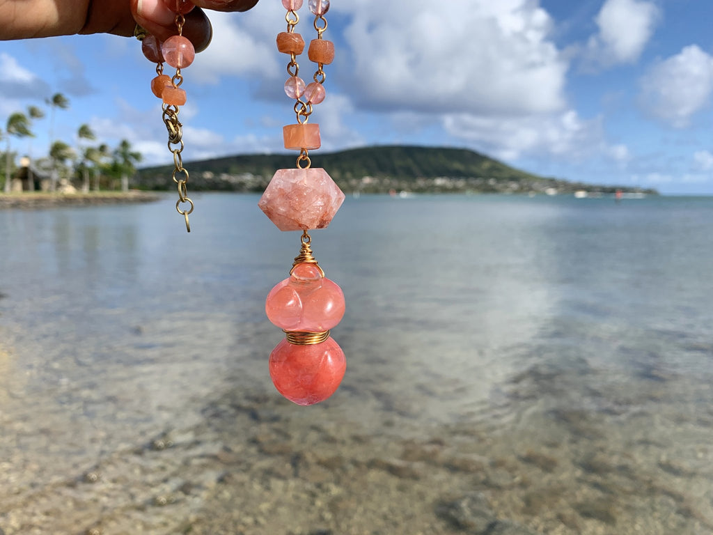 Lava - Divine Feminine Jewelry Set - We Love Brass