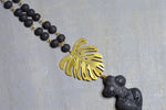Cargar imagen en el visor de la galería, Lavastone Wire Wrapped Goddess Set - We Love Brass
