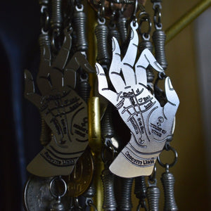 Lifeline Palmistry Earrings - We Love Brass