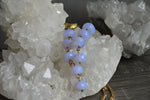 Load image into Gallery viewer, Lilac Gelly Brass Opalite Earrings - We Love Brass
