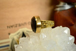 Cargar imagen en el visor de la galería, Lotus - Handmade Labradorite Crystal Ring - We Love Brass
