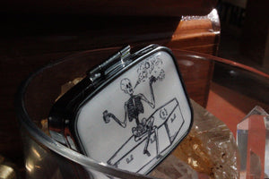 Love the Life you Live Pillbox - Golden Treasure Box