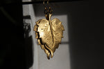 Cargar imagen en el visor de la galería, Lush Leaf Brass Earrings - We Love Brass
