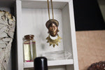 Cargar imagen en el visor de la galería, Mama Africa Ankara Necklace - Brass - We Love Brass
