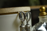 Load image into Gallery viewer, Mansa Vintage Cowrie Shell Earrings - We Love Brass

