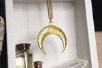Load image into Gallery viewer, Many Moons Necklace - Brass - We Love Brass
