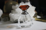Load image into Gallery viewer, Maple Diamond Topped Perfume Bottle - We Love Brass
