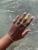 Load image into Gallery viewer, Maya Ocean Hand Made Brass Ring Set - We Love Brass
