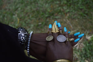 Mexicano - Hand made coin ring - We Love Brass