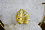 Load image into Gallery viewer, Monstera Leaf Brass Ring - We Love Brass
