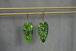 Load image into Gallery viewer, Monstera Leaf Earrings - We Love Brass
