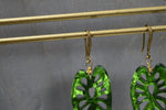 Load image into Gallery viewer, Monstera Leaf Earrings - We Love Brass
