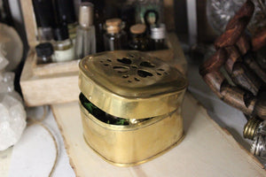 Moss Goddess Treasure Box - Brass - We Love Brass