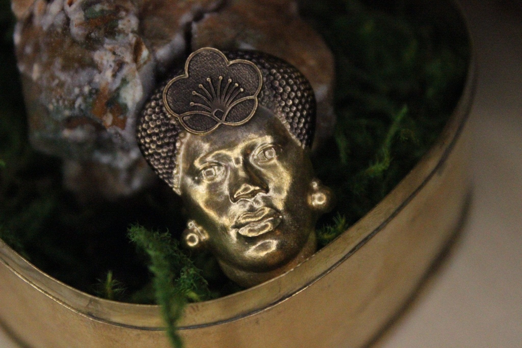 Moss Goddess Treasure Box - Brass - We Love Brass