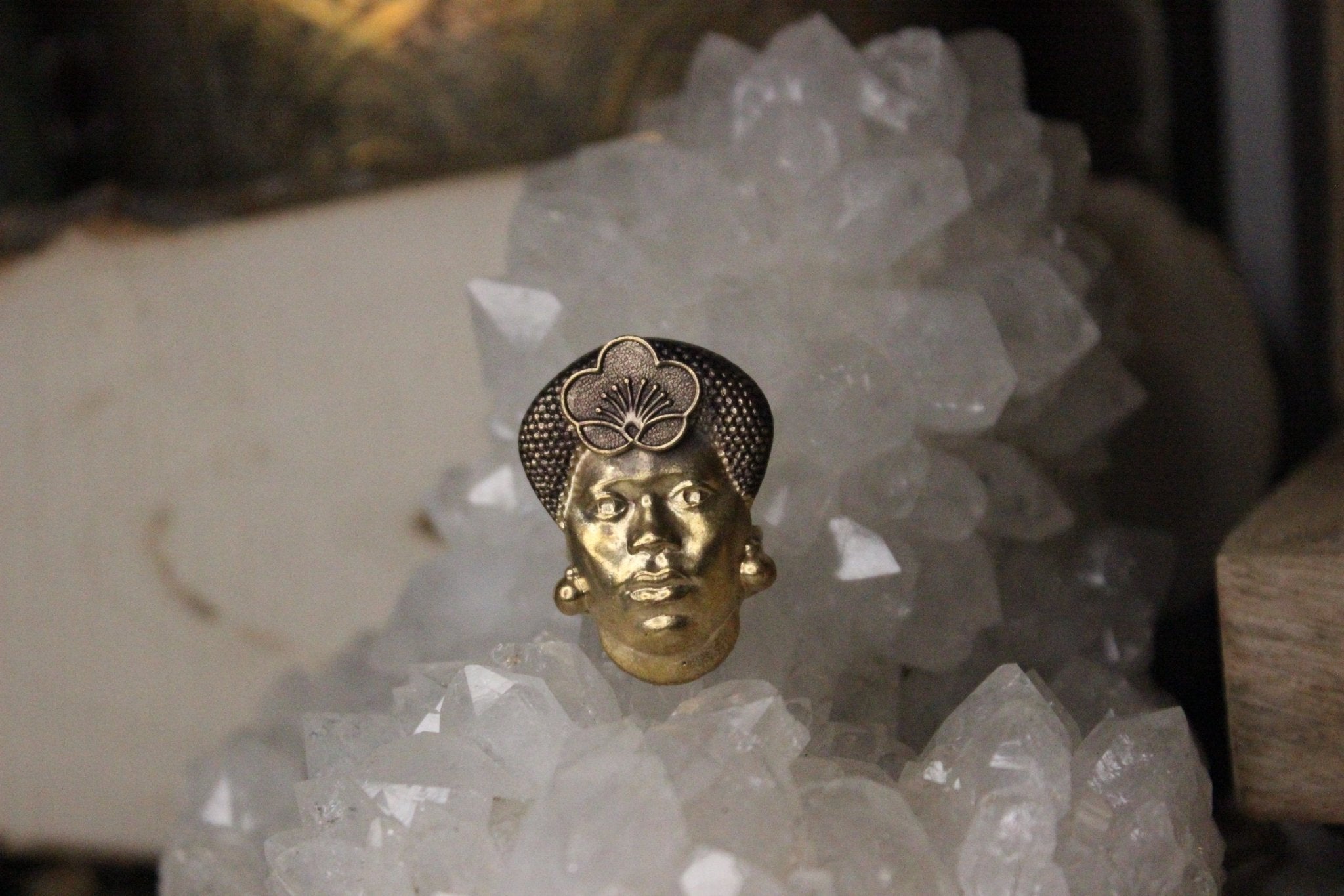 Moss Goddess Treasure Box - Brass - We Love Brass
