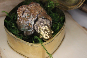 Moss Goddess Treasure Box - Brass - We Love Brass