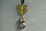 Cargar imagen en el visor de la galería, Naturalista - Snowflake Obsidian Divine Feminine Necklace - We Love Brass
