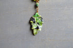 Cargar imagen en el visor de la galería, Neon Turquoise and Trade Beads and Chrysocolla Necklace Set - We Love Brass
