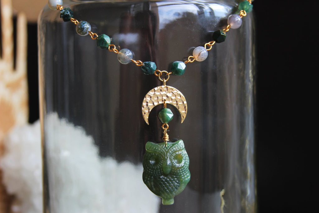 Night Owl Brass Necklace - We Love Brass