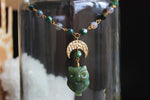 Cargar imagen en el visor de la galería, Night Owl Brass Necklace - We Love Brass
