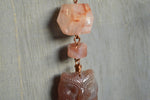 Load image into Gallery viewer, Night Owl - Fire Skies Copper Crystal Necklace - We Love Brass
