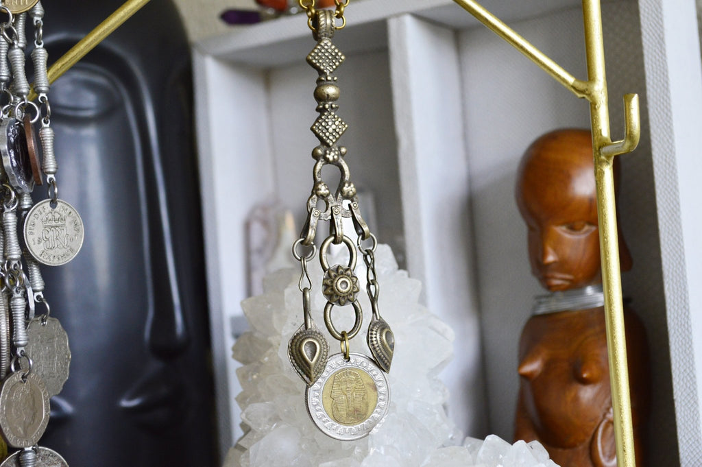 Nouveau Kuchi Brass Coin Necklace - We Love Brass