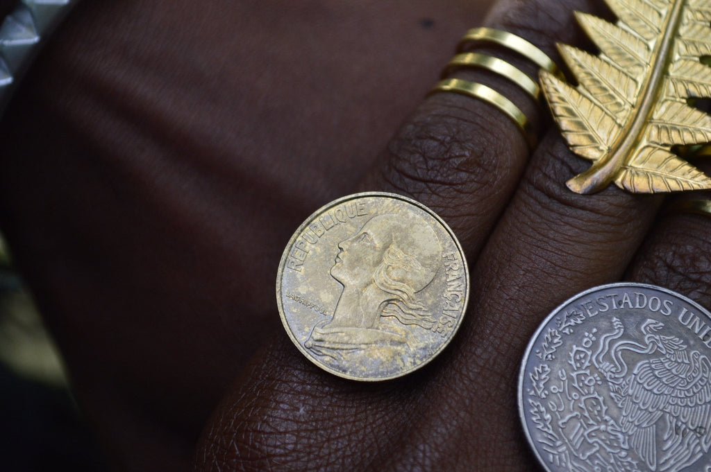 Old French Coin Ring - We Love Brass