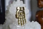 Load image into Gallery viewer, Olhos - Brass Evil Eye Ring - We Love Brass
