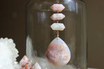 Load image into Gallery viewer, Omega Nebula Cherry Blossom Brass Necklace - We Love Brass
