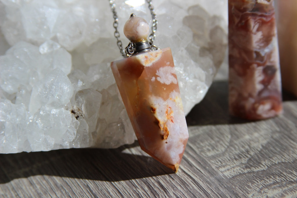 Orange Blossom Crystal Bottle - We Love Brass