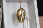 Load image into Gallery viewer, Ouro - Large Cowrie Shell Brass Necklace - We Love Brass
