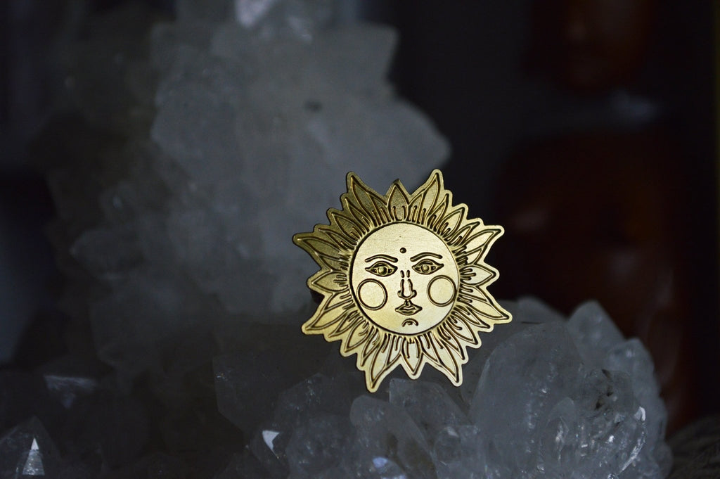 Out of the Darkness - Brass Sun Ring - We Love Brass