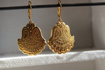 Load image into Gallery viewer, Paisley Earrings - We Love Brass
