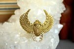 Load image into Gallery viewer, Passengers - Brass Scarab Ring - We Love Brass
