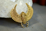 Load image into Gallery viewer, Passengers - Brass Scarab Ring - We Love Brass

